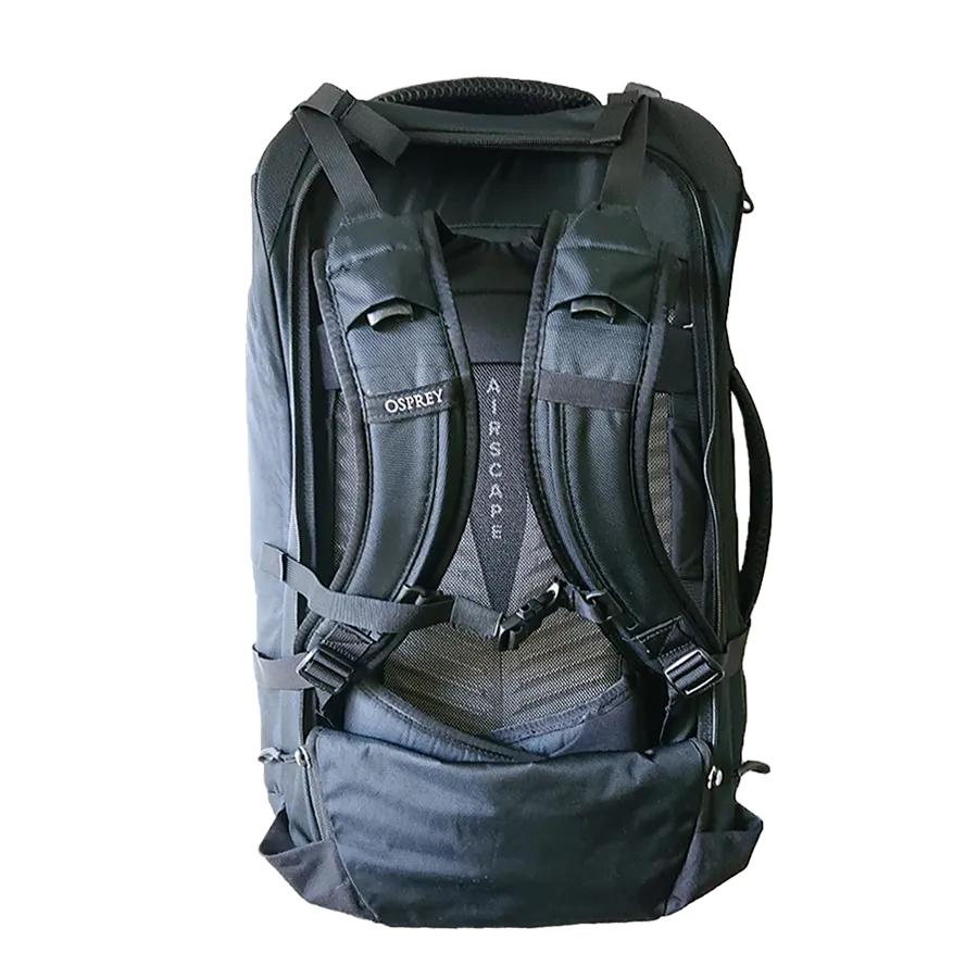 OSPREY Farpoint 40のウエストベルトだけ収納