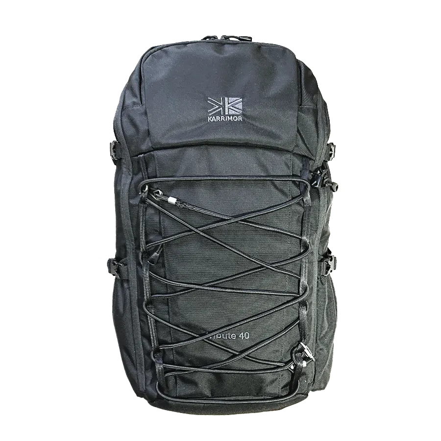 Karrimor tribute 40 2025年版にバンジーコードを取り付け